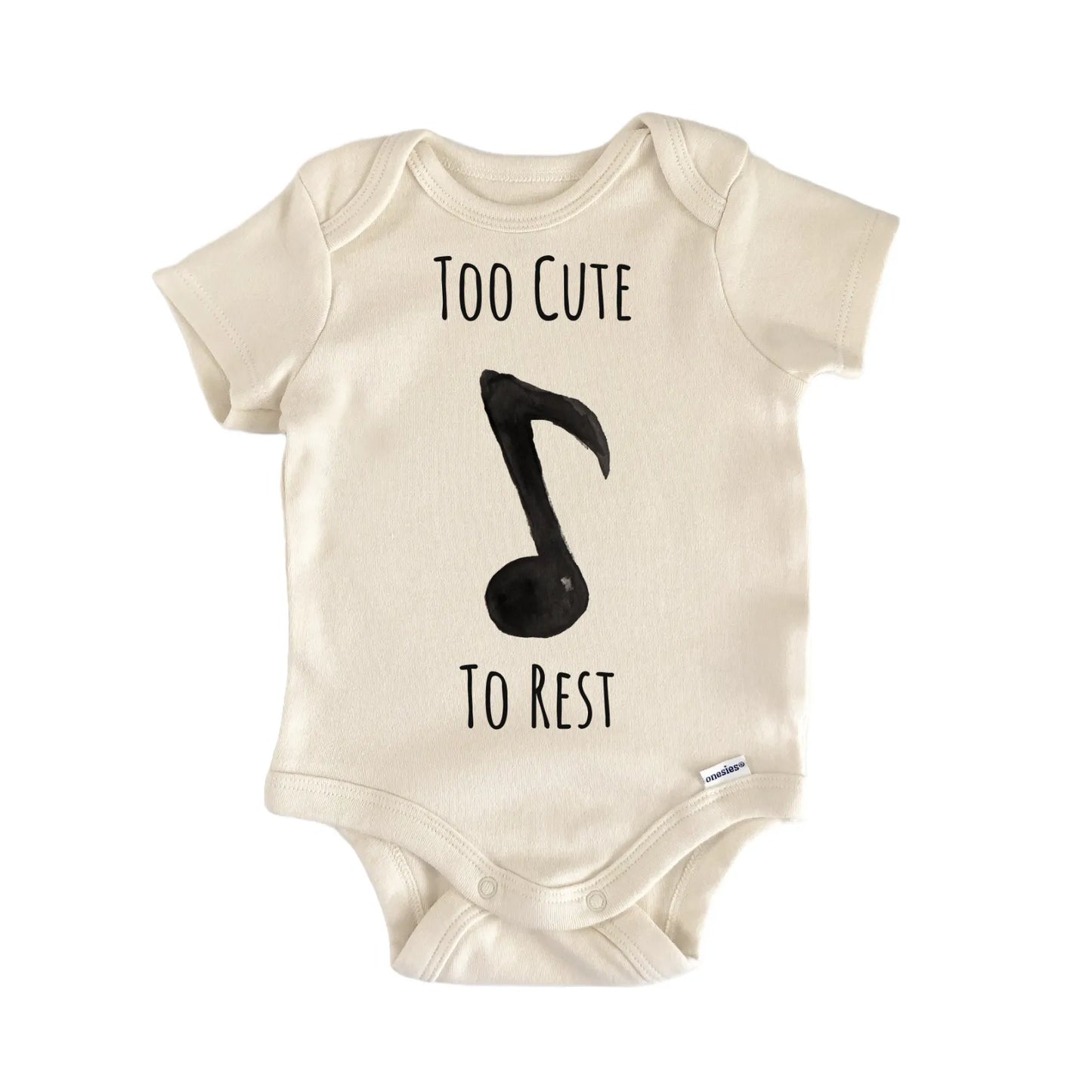Musical Notes Piano Keyboard Baby Gift Baby Bodysuit