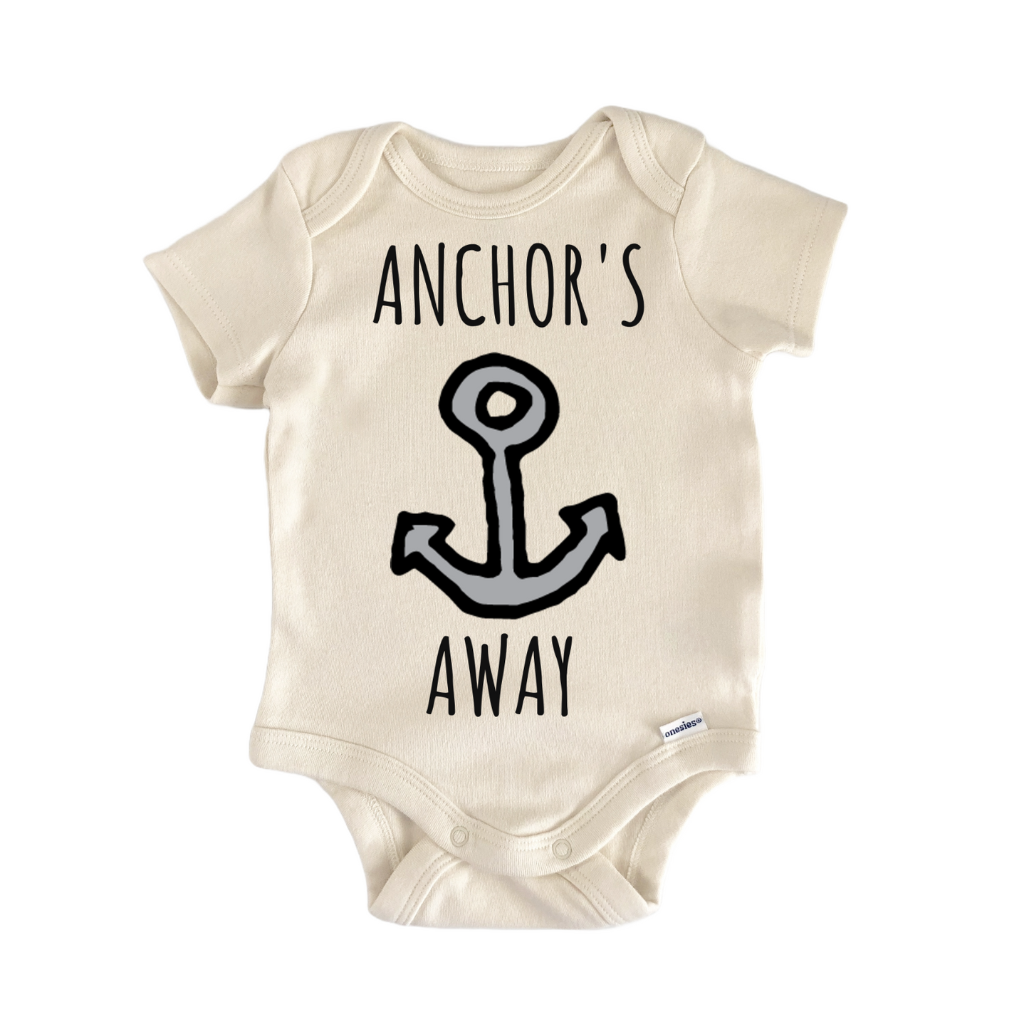 Nautical Anchor Boat Boating Sailor Baby Gift Baby Bodysuit