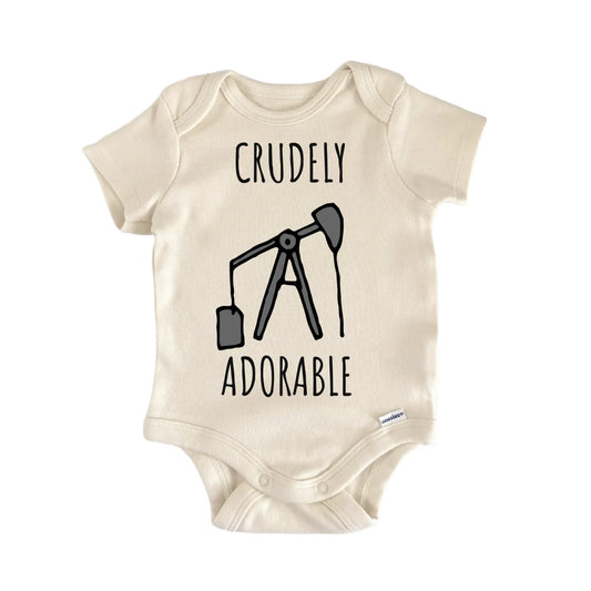Oil Rig Worker Crude Baby Gift Baby Bodysuit