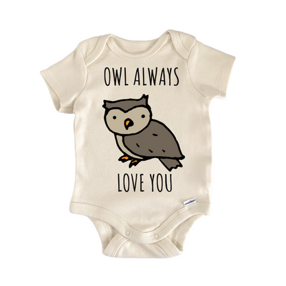 Owl Love You Bird Newborn Gift Baby Bodysuit