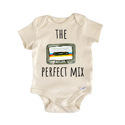 Perfect Mix Cassette Tape Music Baby Gift Baby Bodysuit
