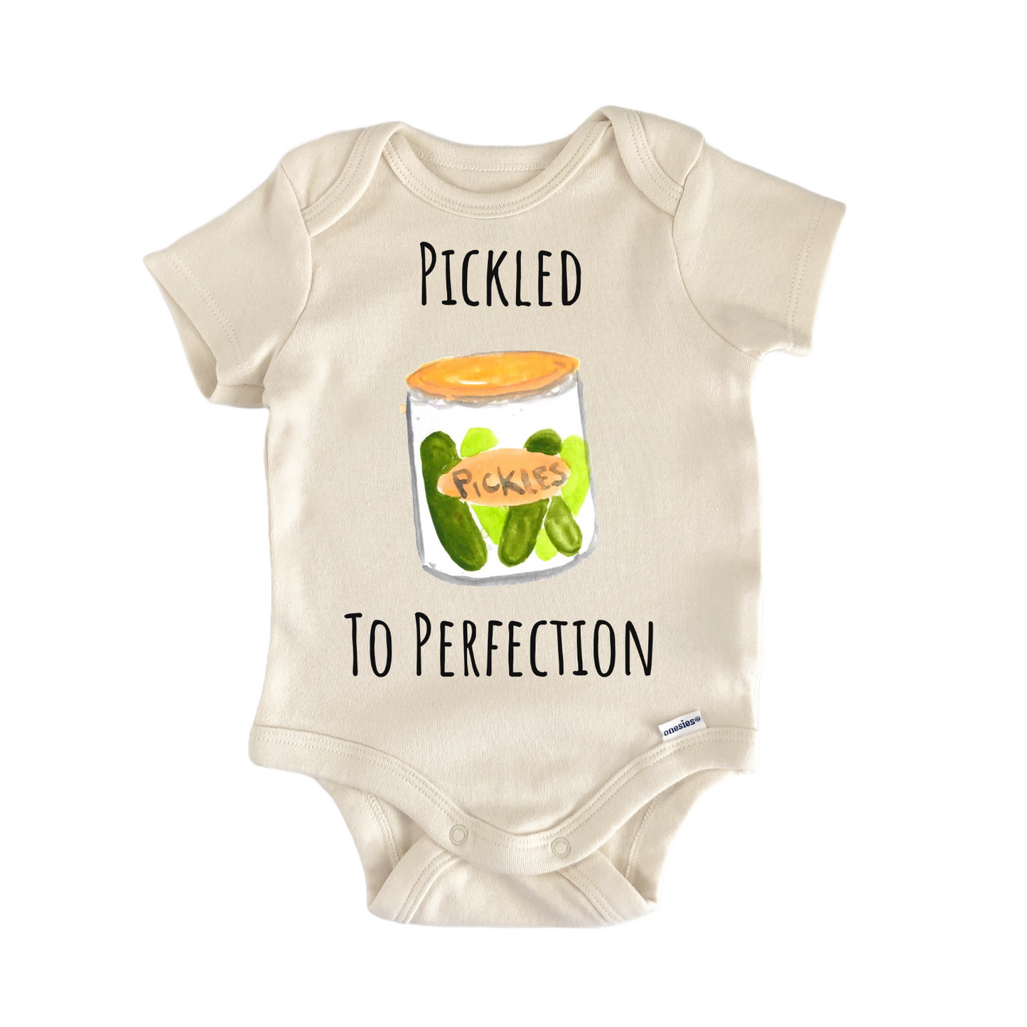 Pickle Jar Brine Pickled Baby Gift Baby Bodysuit