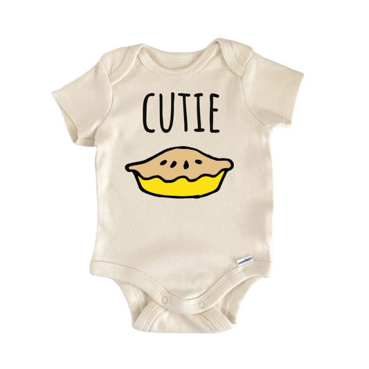 Pie Cutie Bakery Crust Infant Gift Baby Bodysuit