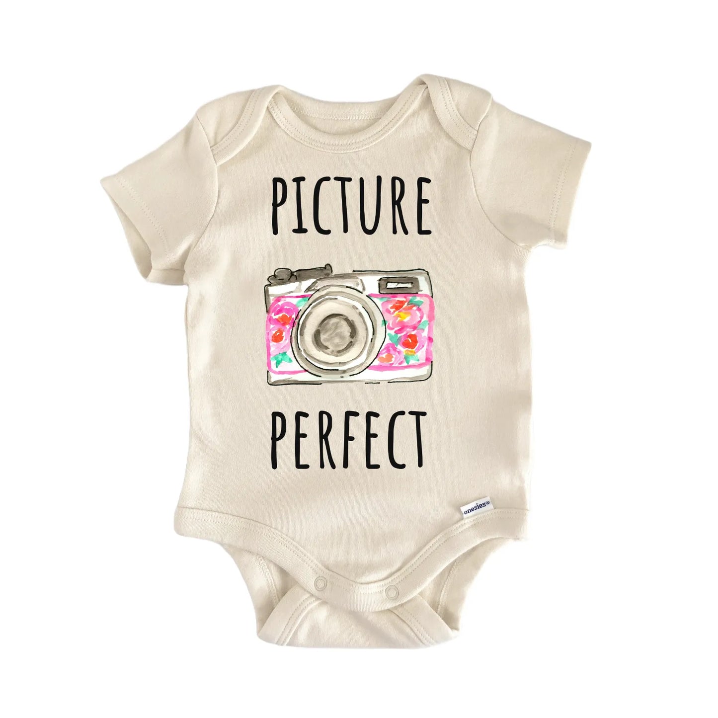 Picture Perfect Camera Photographer Baby Gift Baby Bodysuit