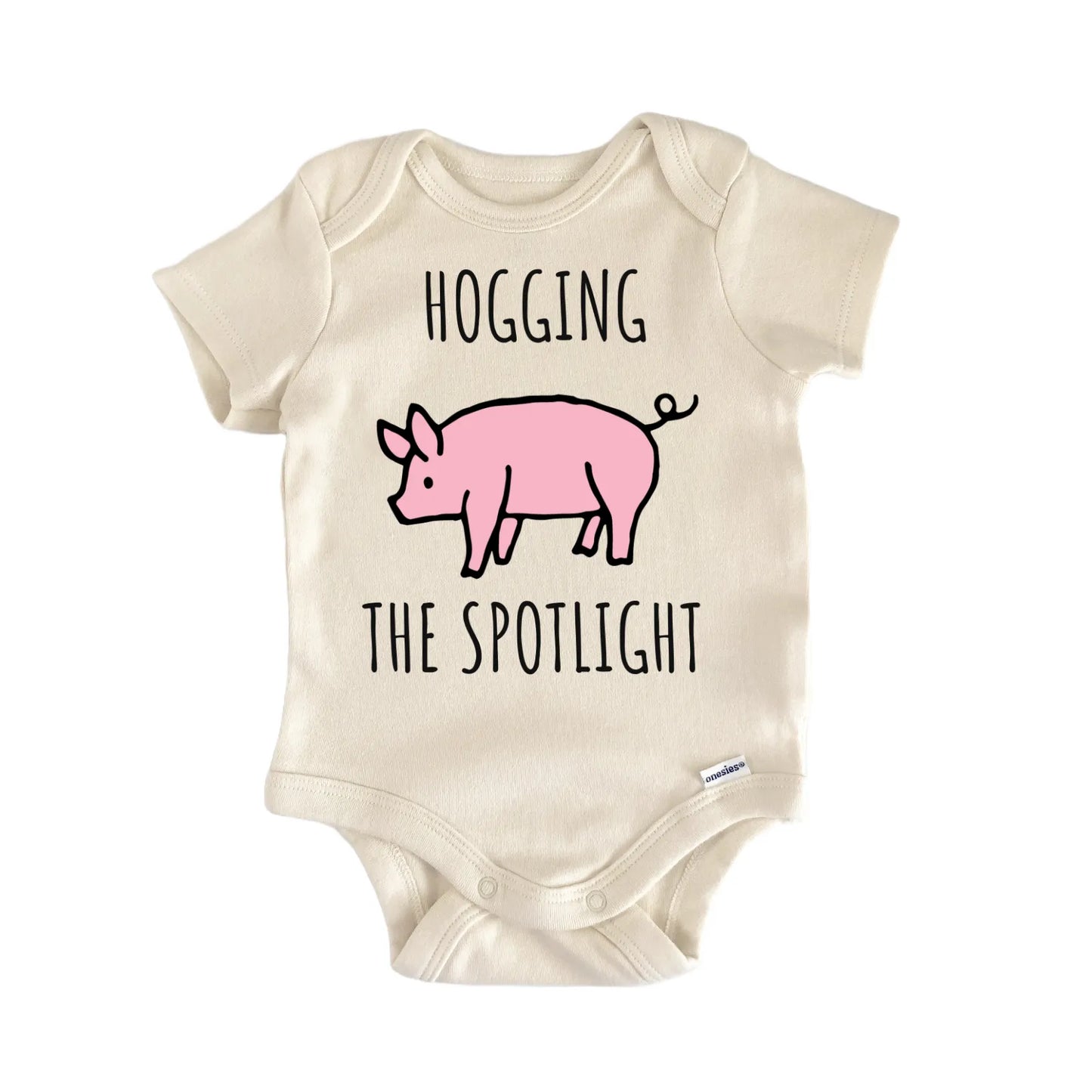 Pig Hog Spotlight Farm Baby Gift Baby Bodysuit