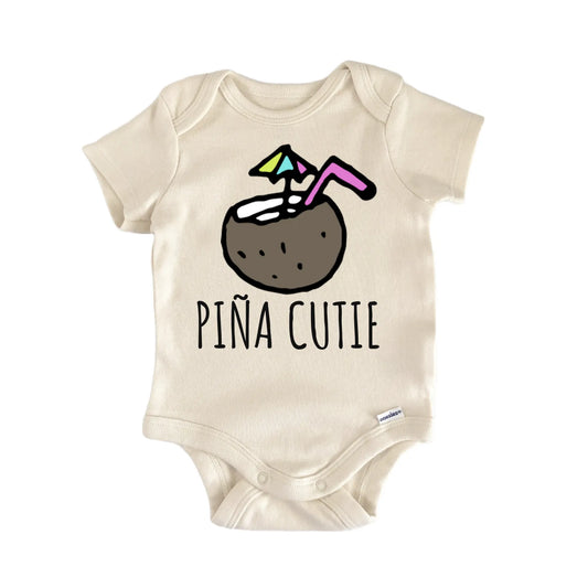 Pina Colada Cocktail Coconut Baby Gift Baby Bodysuit