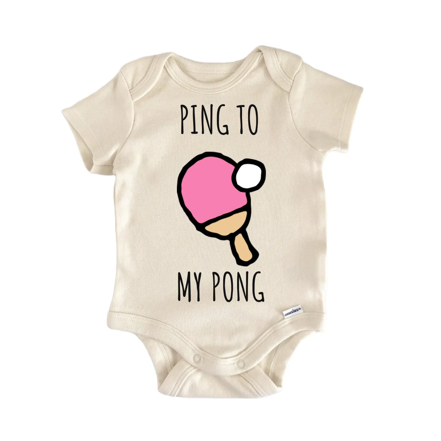 Ping Pong Sports Game Baby Gift Baby Bodysuit
