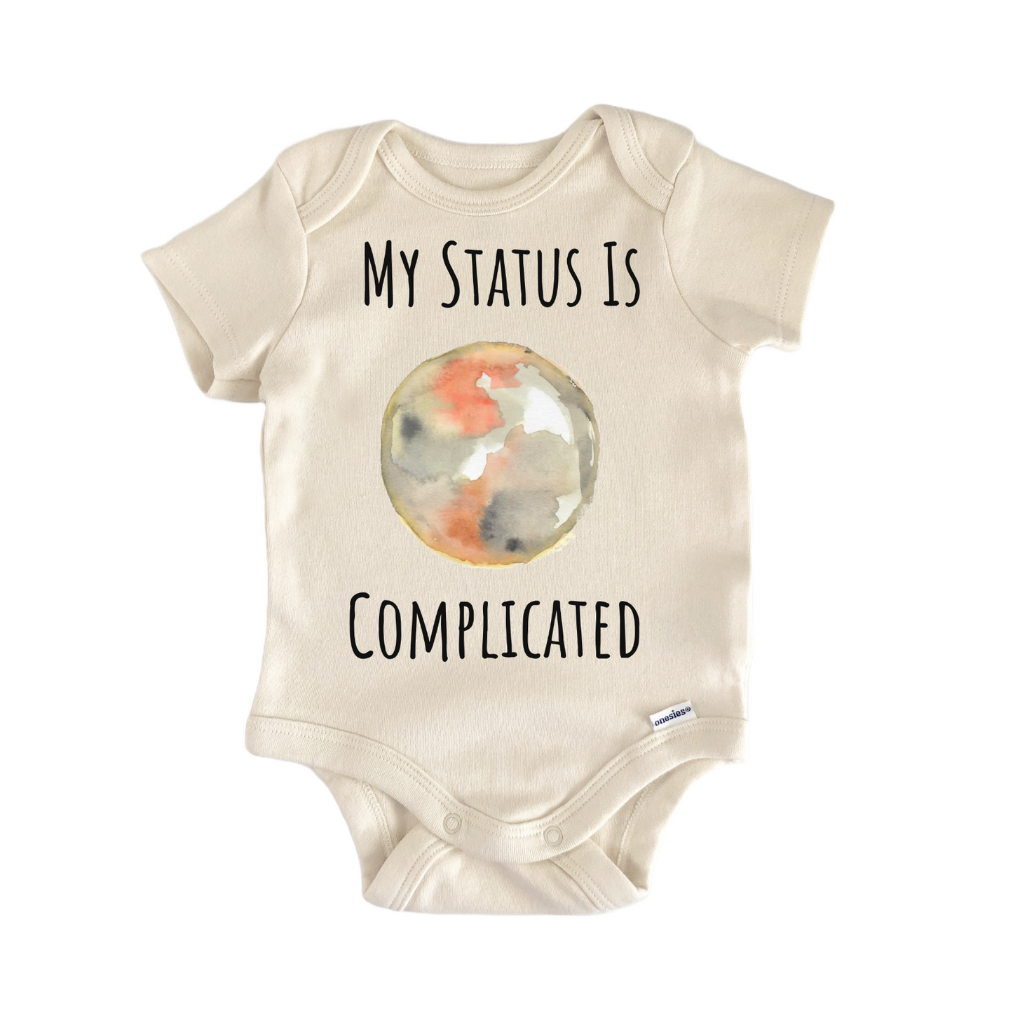 Planet Pluto Space Astronomer Baby Gift Baby Bodysuit