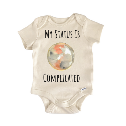 Planet Pluto Space Astronomer Baby Gift Baby Bodysuit