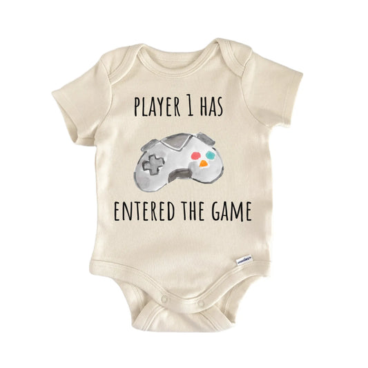 Player 1 Has Entered The Game Video Games Infant Gift Baby Bodysuit