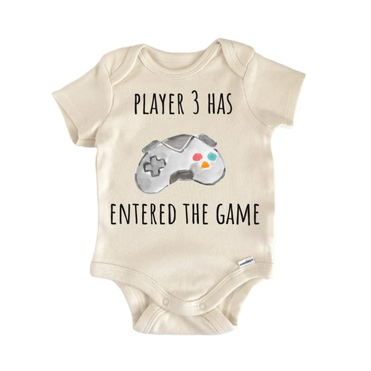 Player 3 Has Entered The Game Video Games Baby Gift Baby Bodysuit