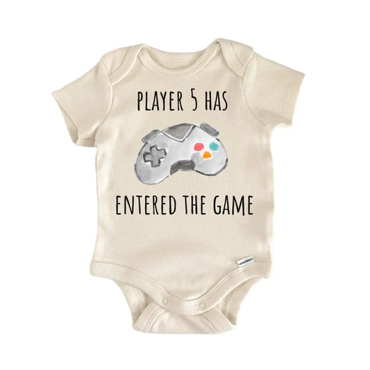Player 5 has Entered The Game Video Games Infant Gift Baby Bodysuit