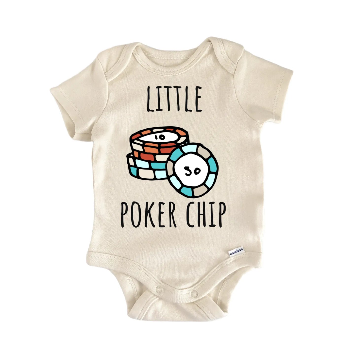 Poker Chip Vegas Casino Baby Gift Baby Bodysuit