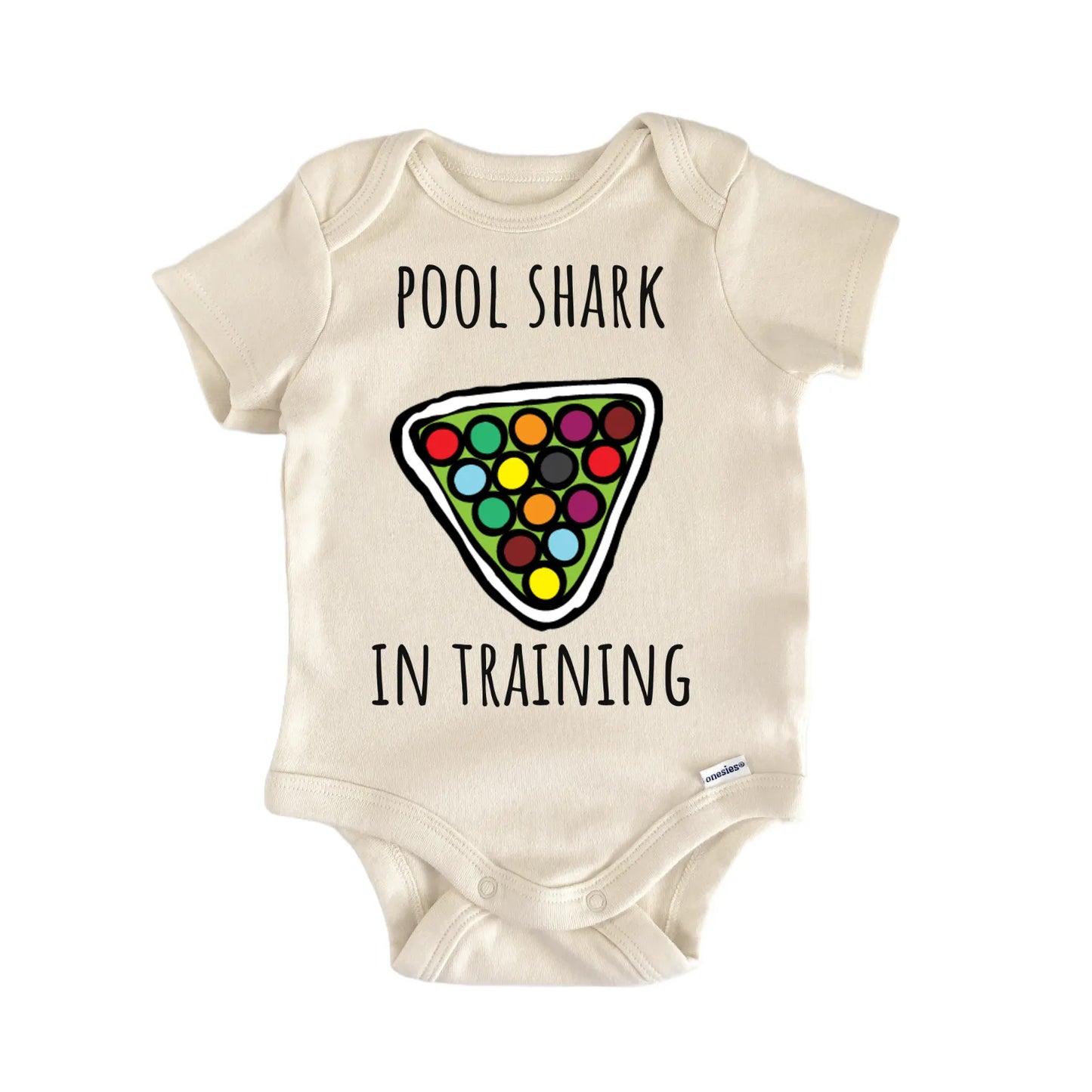 Pool Shark Billiards Table Infant Gift Baby Bodysuit