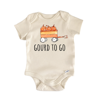 Pumpkin Cart Gourd To Go Fall Infant Gift Baby Bodysuit