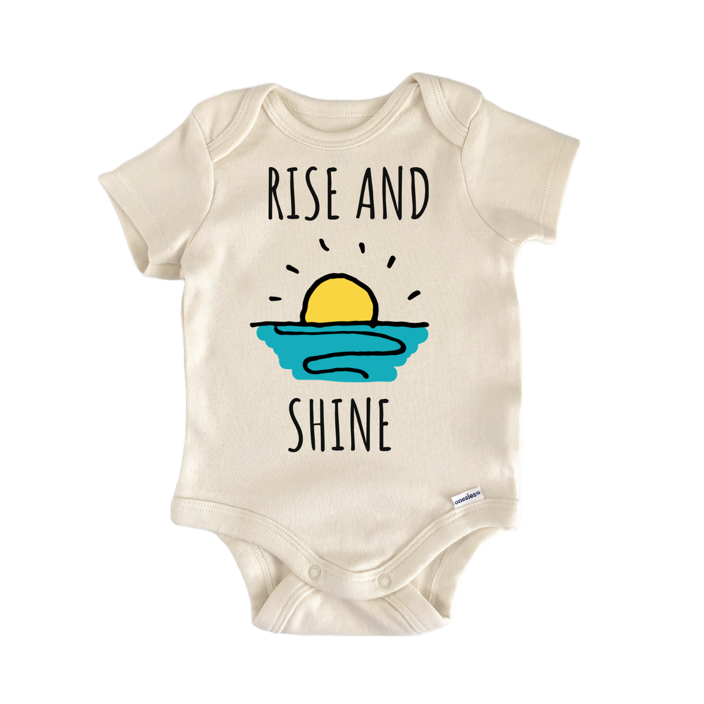 Rise And Shine Sunrise Sunset Sun Baby Gift Baby Bodysuit