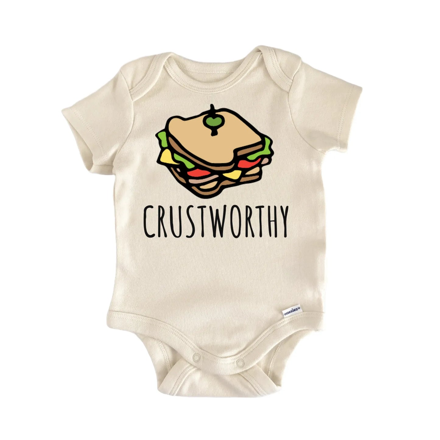 Sandwich Crust Deli Hero Baby Gift Baby Bodysuit