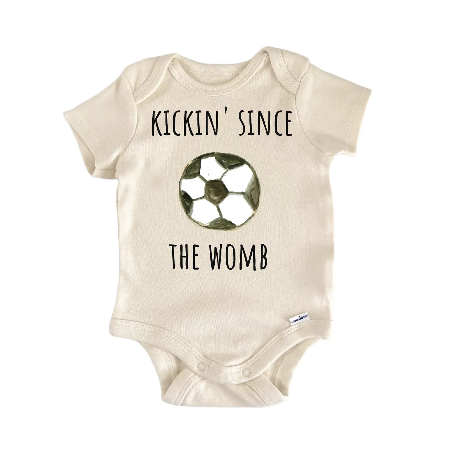 Soccer Player Ball Sports Infant Gift Baby Bodysuit