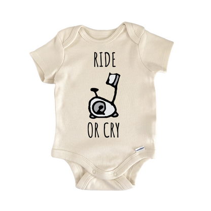 Spin Bike Cycling Stationary Baby Gift Baby Bodysuit