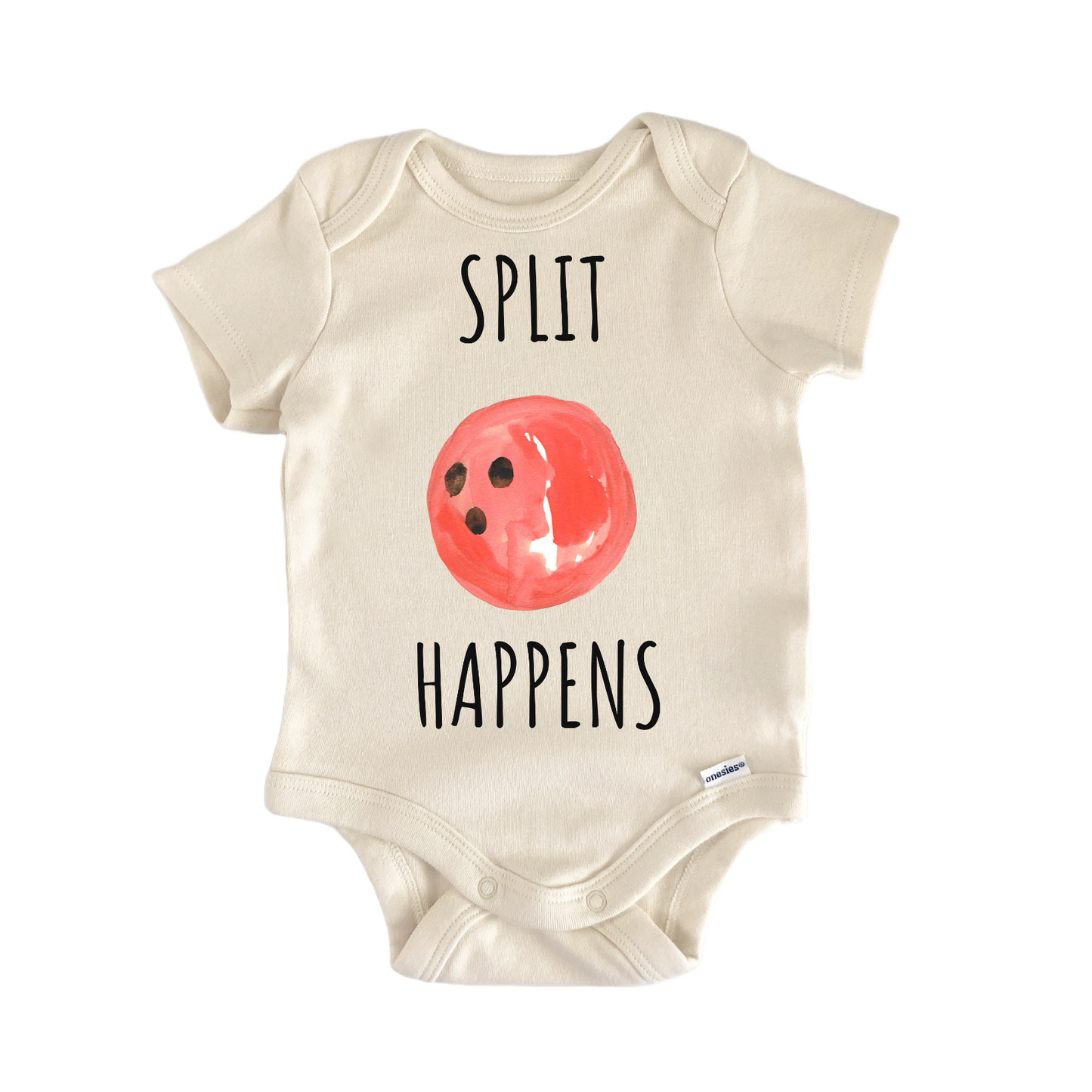 Split Happens Bowling Bowler Infant Gift Baby Bodysuit