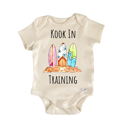 Surfing Surfer Kook Surfboard Baby Gift Baby Bodysuit