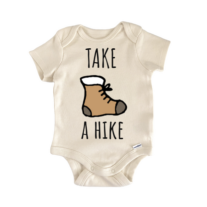 Take A Hike Hiking Hiker Trails Infant Gift Baby Bodysuit