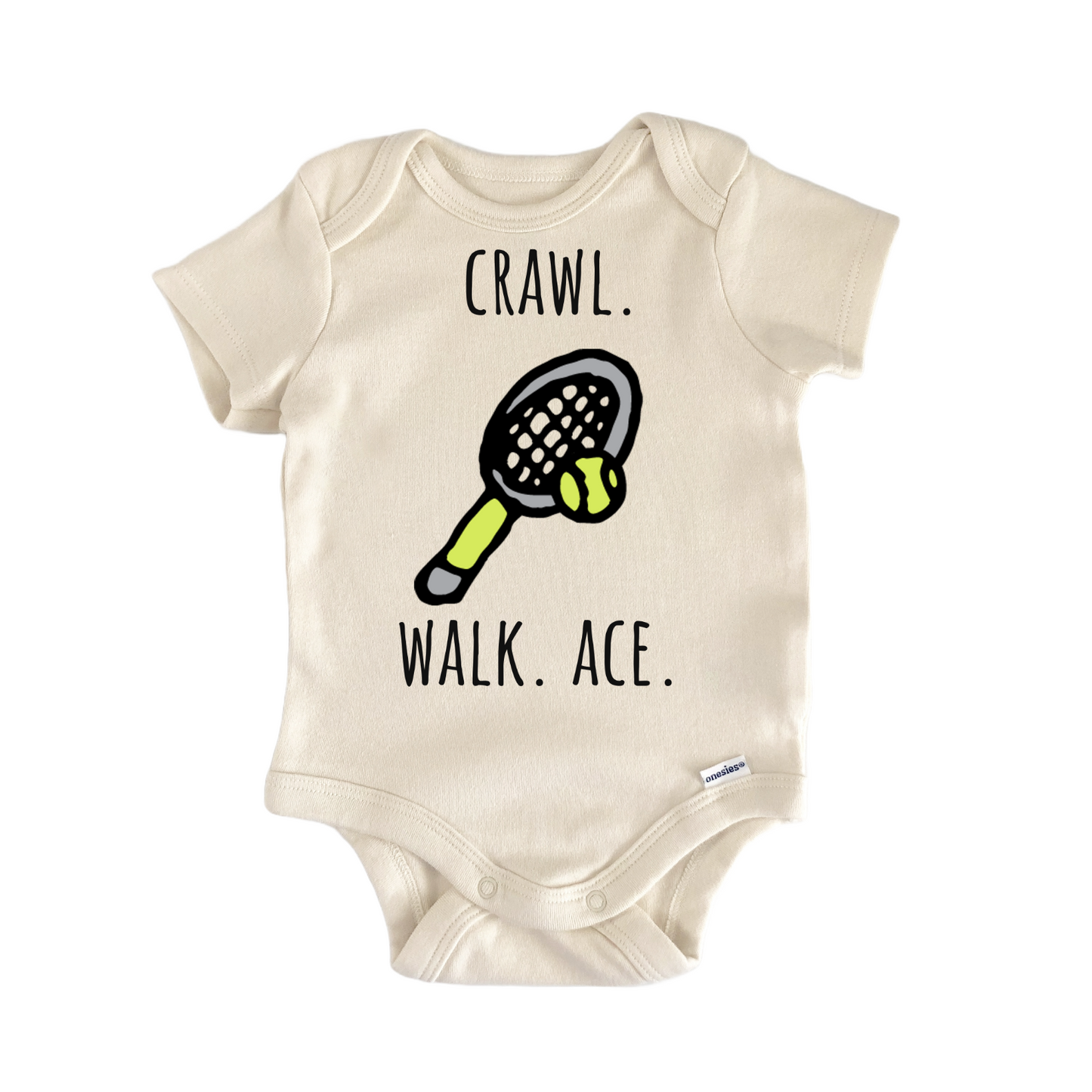 Tennis Player Ace Sports Baby Gift Baby Bodysuit