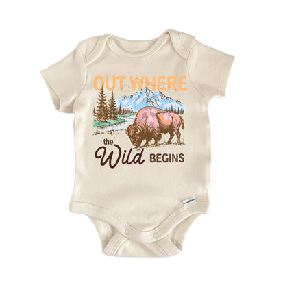 Wild Buffalo Outwhere Infant Gift Baby Bodysuit