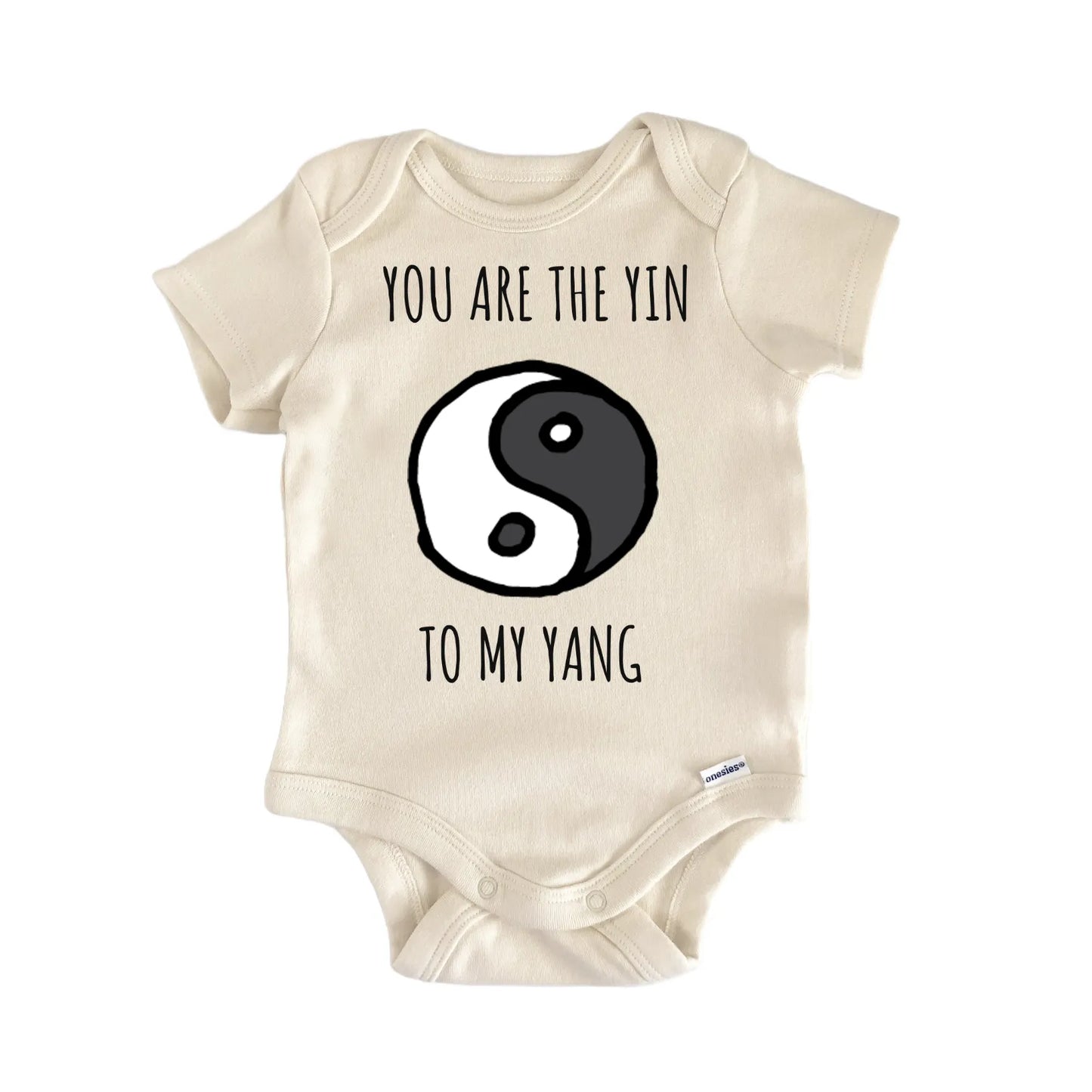 Ying Yang Chinese Philosophy Baby Gift Baby Bodysuit