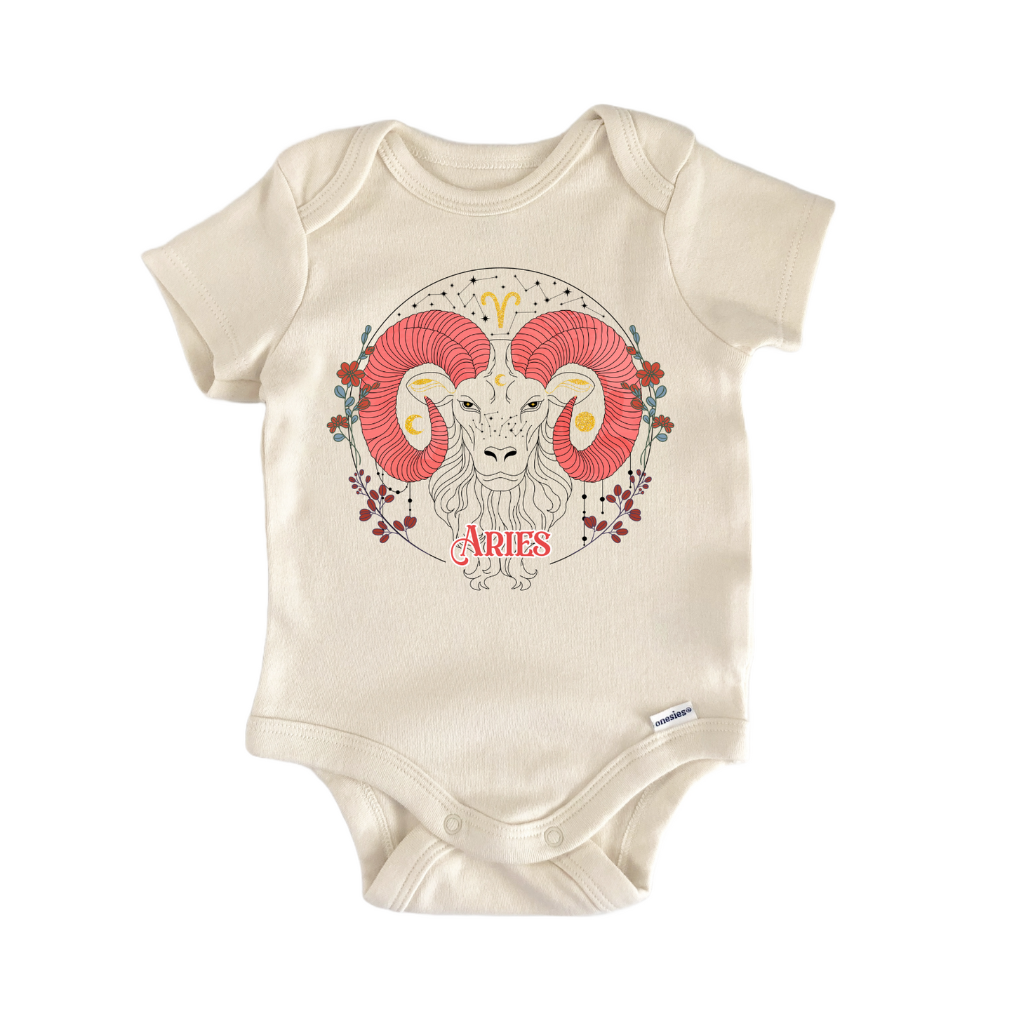 Aries Astrology Zodiac Signs Baby Gift Baby Bodysuit