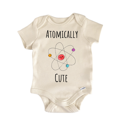 Atom Science Cute Physics Scientist Baby Gift Baby Bodysuit