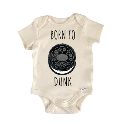 Born To Dunk Cookie Sandwich Baby Gift Baby Bodysuit