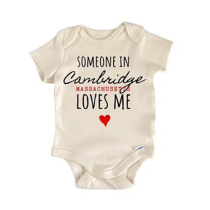 Cambridge Massachusetts Baby Gift Baby Bodysuit