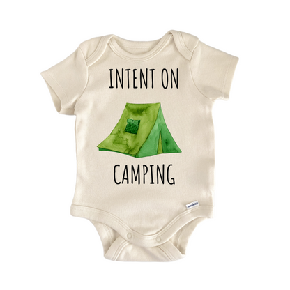 Camping Camp Tent Hiking Adventure Baby Gift Baby Bodysuit