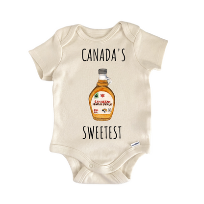 Canada Maple Syrup Baby Gift Baby Bodysuit