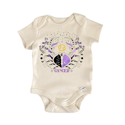 Cancer Astrology Zodiac Signs Baby Gift Baby Bodysuit