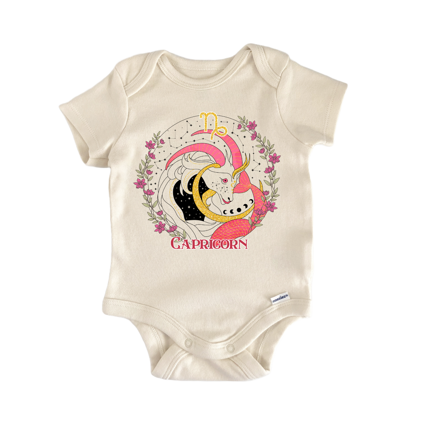 Capricorn Astrology Zodiac Signs Baby Gift Baby Bodysuit