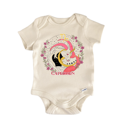 Capricorn Astrology Zodiac Signs Baby Gift Baby Bodysuit