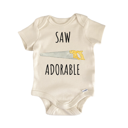 Carpenter Wood Carpentry Lumberjack Baby Gift Baby Bodysuit