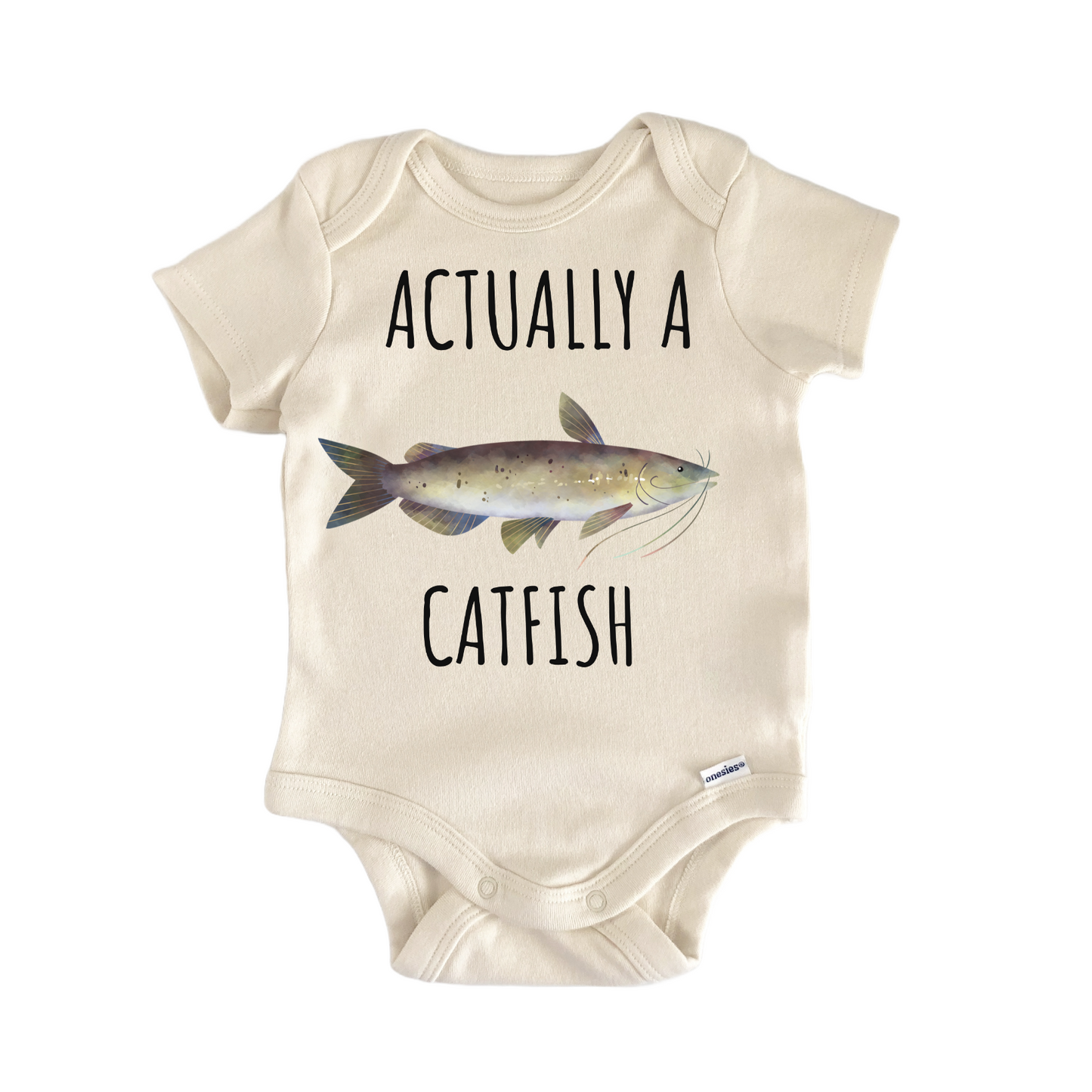 Channel Catfish Fish Freshwater Fishing Baby Gift Baby Bodysuit