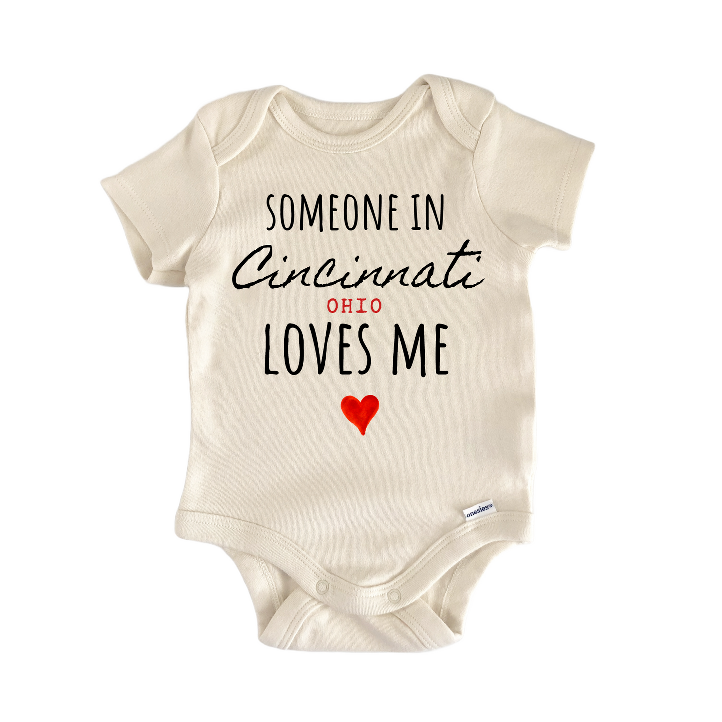 Cincinnati Ohio Baby Gift Baby Bodysuit