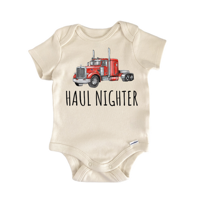 Semi Truck Tractor Trucker Baby Gift Baby Bodysuit