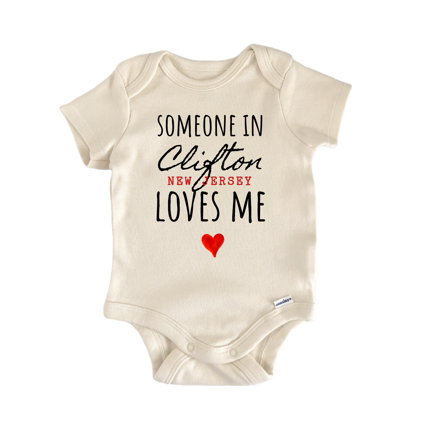 Clifton New Jersey Baby Gift Baby Bodysuit