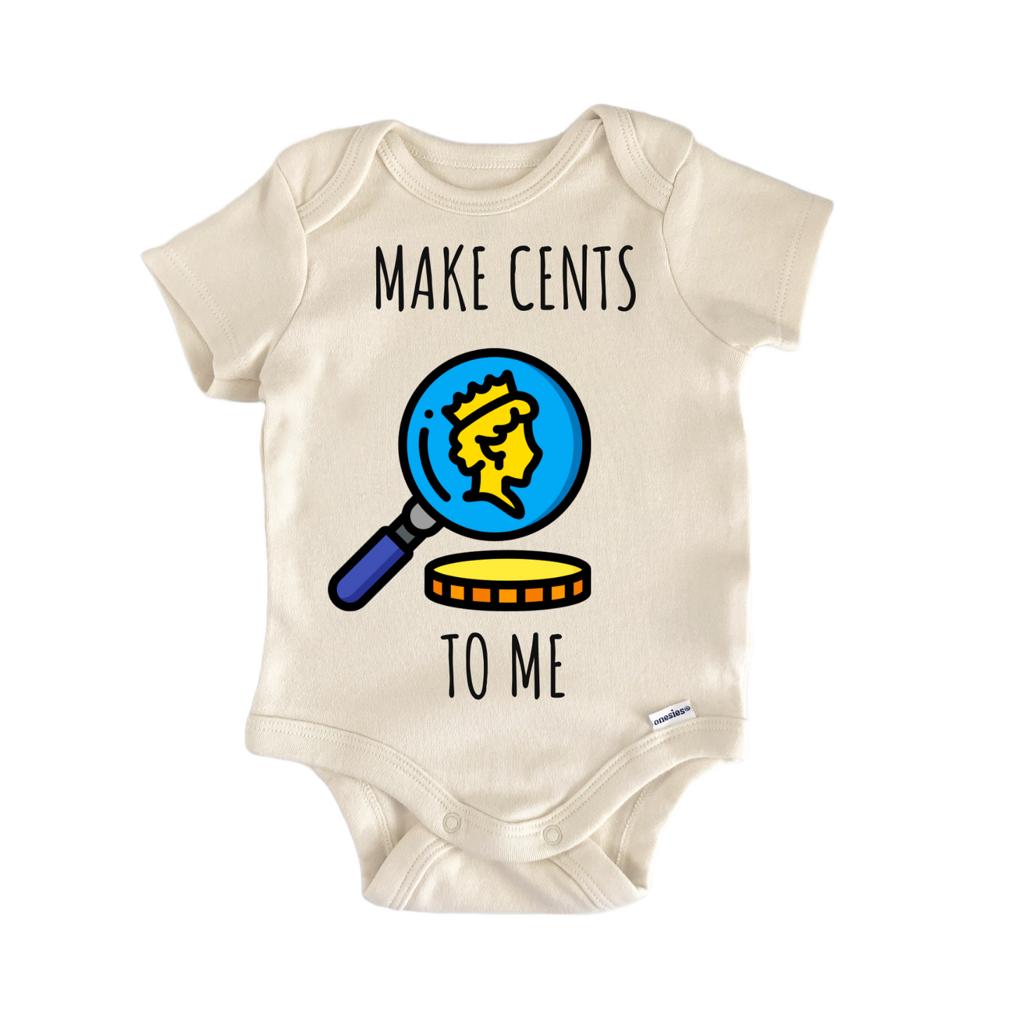 Coin Collector Collecting Baby Gift Baby Bodysuit