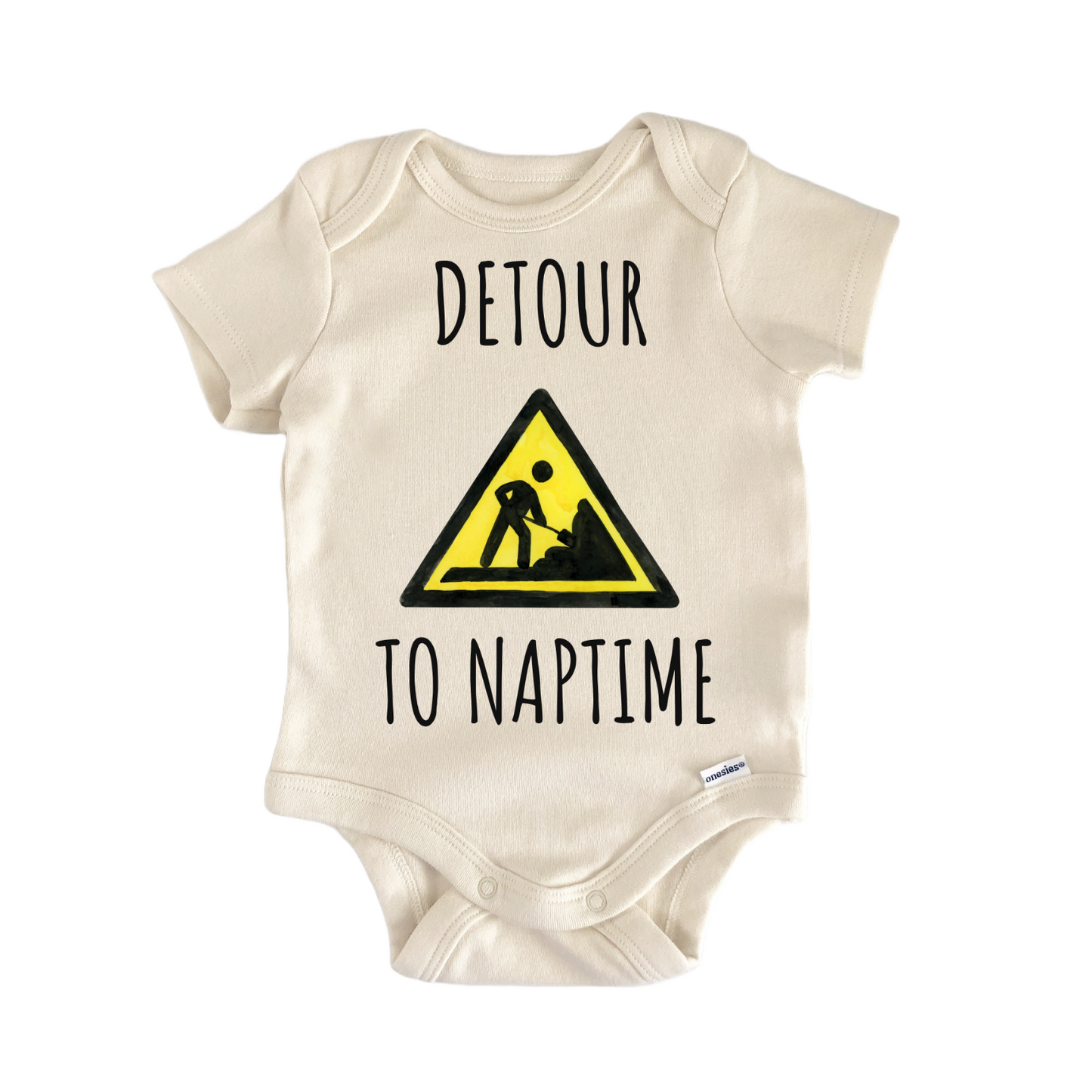 Construction Laborer Detour Baby Gift Baby Bodysuit
