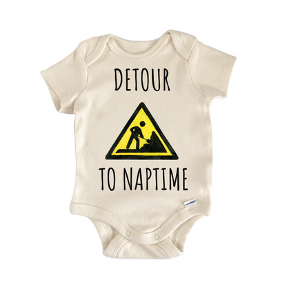 Construction Laborer Detour Baby Gift Baby Bodysuit