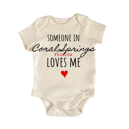 Coral Springs Florida Baby Gift Baby Bodysuit