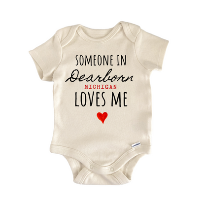 Dearborn Michigan Baby Gift Baby Bodysuit