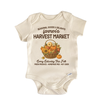 Fall Farmers Harvest Market Baby Gift Baby Bodysuit