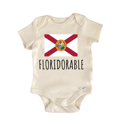 Florida State Flag Baby Gift Baby Bodysuit
